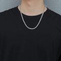 wholesale Sterling Silver Cubic Zirconia Simulated Diamond Tennis Necklace 14 26 -0-6