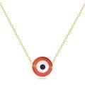 wholesale 14k Gold Evil Eye Necklace Pendant-0-0