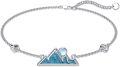 wholesale 925 Sterling Silver Turquoise Mountain Tree of Life Bracelet for Women Gift-0-0