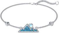 wholesale 925 Sterling Silver Turquoise Mountain Tree of Life Bracelet for Women Gift-2-Mountain