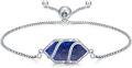 wholesale  Sterling Silver Hexagon Gemstone Bracelet for Women Fine Jewelry Gift -0-0