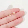 wholesale Rose Gold 925 Sterling Silver Hypoallergenic Elephant Stud Earrings - Cute Animal s for Women and Girls-0-2
