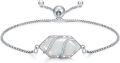 wholesale  Sterling Silver Hexagon Gemstone Bracelet for Women Fine Jewelry Gift -0-6