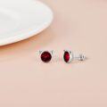wholesale 925 Sterling Silver Birthstones Cat Earrings for Women Hypoallergenic Studs-0-1
