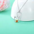 wholesale Sterling Silver Sunflower RN Caduceus Nursing Pendant-0-32