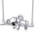 wholesale 925 Sterling Silver Koala Pendant Necklace - Adorable Animal Charm s for Her-0-0