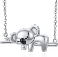 wholesale 925 Sterling Silver Koala Pendant Necklace - Adorable Animal Charm s for Her-A-Silver