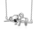 wholesale 925 Sterling Silver Koala Pendant Necklaces Wholesale - Adorable Animal Charm s for Her-0-0