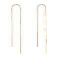 wholesale 925 Sterling Silver Long Chain Earrings-0-14