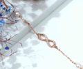 wholesale 14K Gold Infinity Charm Bracelet with Pearls and Cubic Zirconia for Women's Gifts-0-21