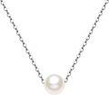 wholesale 14K Gold Chain with Freshwater Pearl Pendant (8mm) - Elegant Minimalist Design-0-6
