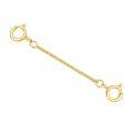 wholesale 10k Gold Extension Chain With Lobster Clasps For Jewelry Making-0-23