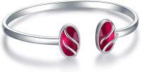 wholesale Sterling Silver Gemstone Bracelet for Women Fine Jewelry Gift-B-Ruby-July.