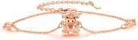 wholesale Sterling Silver Highland Cow Elephant Axolotl Dragon Bracelet Animal Jewelry Gifts for Women Girls-rose golden