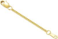 wholesale 14k Gold Bracelet Extender Chain 1/1.5/2/3/4/5 Durable Removable Extension Chain-2inch