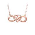 wholesale 14k Gold Infinity Heart Necklace-0-0