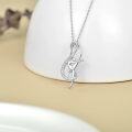 wholesale Sports Necklace For Women 925 Sterling Silver Cross Football/soccer/softball/volleyball Necklace Pendant Sports Jewelry Christmas Gifts For Women -0-2