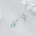 wholesale 925 Sterling Silver Larimar Drop Earrings-0-5