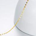 wholesale 18K Gold Oval Bead Chain Necklace for Women 60cm Length-0-3