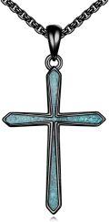 wholesale Sterling Silver Cross Necklace with Sea Turtle Pendant-0-0