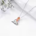 TOUPOP Sterling Silver Heart Pendant Necklace Mother Gifts-0-4
