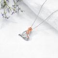 TOUPOP Sterling Silver Heart Pendant Necklace Mother Gifts-0-4