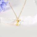 wholesale 14K Gold Fox Pendant Butterfly Charm Necklace - Summer s for Her Valentines Day Mother's Day-0-1