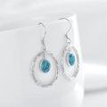 wholesale Sterling Silver Turquoise Dangle Earrings Boho Victorian Jewelry Gifts-0-19