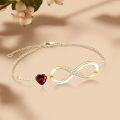 TOUPOP 14K Gold Custom Name Bracelet, Women's Personalized Jewelry Gift-0-4