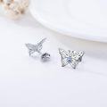 wholesale Animal Stud Earrings 925 Sterling Silver Dolphin/butterfly/sea Turtle/frog/axolotl Stud Animal Earrings Jewelry Christmas Gifts For Women -0-3