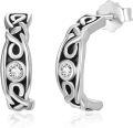 wholesale 925 Sterling Silver Norse Viking Celtic Knot Studs for Women Men Gift Jewelry-0-0