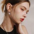 wholesale 925 Sterling Silver Cute Mushroom Animal Earrings-0-3