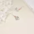 TOUPOP Sterling Silver Rose Flower Dangle Earrings Nana Jewelry-0-3