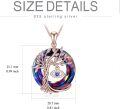 wholesale Sterling Silver Crystal Evil Eye Tree of Life Pendant Necklace - Gold Plated-0-29