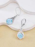 wholesale Sterling Silver Celtic Teardrop Drop Earrings Jewelry Gifts for Women-0-20