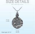 wholesale TOUPOP Toupo Eagle Urn Necklace For Ashes Oxidation Sterling Silver Eagle Cremation Jewelry For Ashes Memorial Jewelry Gifts For Women Men -0-3
