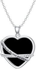 wholesale 925 Sterling Silver Pink Heart Love You to the Moon and Back Pendant Necklace-0-6