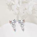 wholesale 925 Sterling Silver Angel Cat Dangle Studs Earings for Women Girls Gift Set-0-4
