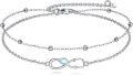 wholesale 925 Sterling Silver Infinity Blue Opal Charm Anklet for Women Anniversary Gifts-0-0
