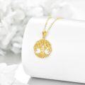 wholesale 14K Gold Tree Of Life Pendant Necklace - Real s For Women-0-1
