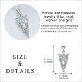 wholesale Sterling Silver Stone Arwen Evenstar Pendant Necklace LOTR Inspired Jewelry Gift for Women Men Teens Mothers Day-0-10