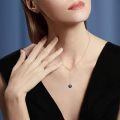 wholesale 14k Gold Infinity Black Pearl Lariat Drop Necklace For Women-0-5