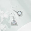 wholesale 925 Sterling Silver Celtic Knot Earrings Viking Jewelry for Women Protection Good Luck Triskele Amulet-0-3
