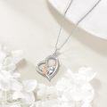 wholesale 925 Sterling Silver S925 Piano Dancer Necklace s for Women Christmas Gift-0-2