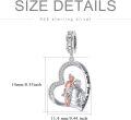wholesale 925 Sterling Silver Family Love Charm Bracelet for Daughter Mother Lover - Birthday Valentine's Day Gifts-0-104
