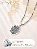wholesale 925 Sterling Silver St Elizabeth Ann Seton Medal Necklace for Women Girls Catholic-0-4