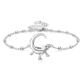 wholesale 925 Sterling Silver Bearded Dragon Charm Bracelet Wholesale for Women - Cute Animal -0-0