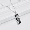 wholesale 925 Sterling Silver Black Onyx Scorpion Pendant Necklaces for Women and Men - Scorpio Zodiac s with Box-0-1