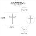 wholesale 925 Sterling Silver Infinity & Cross Layered Pendant Necklace Set - Holiday Gift Ideas for Her-0-4