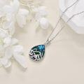wholesale 925 Sterling Silver Turquoise & Malachite Mountain Range Pendant Necklace for Nature Enthusiasts-0-3
